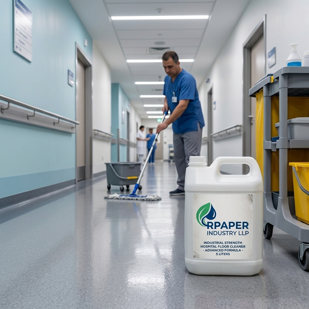 White floor cleaner